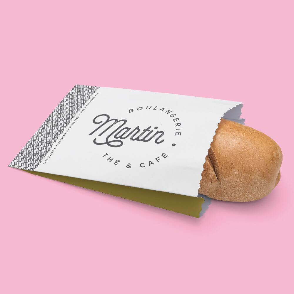 Identité visuelle de la boulangerie Martin